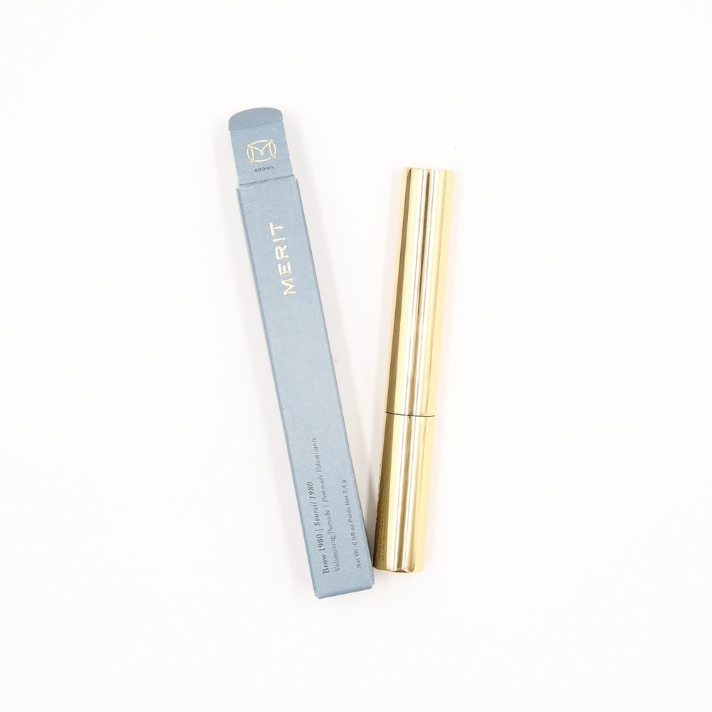 Merit - Brow 1980 Volumizing‎ Pomade - Brown - .08 oz / 2.4 g